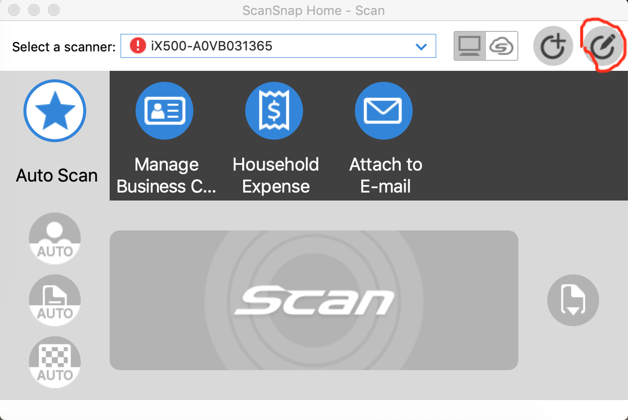 scansnap software for mac catalina